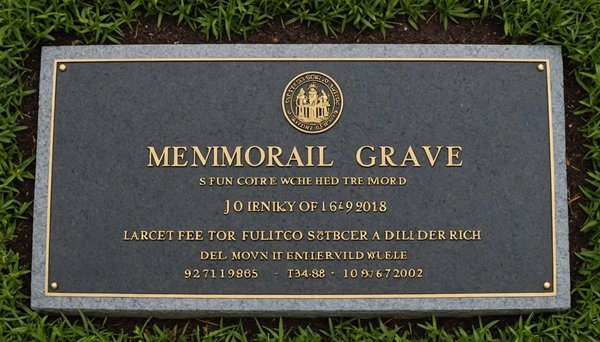 Plaque souvenir tombe : immortalisez les souvenirs efficacement